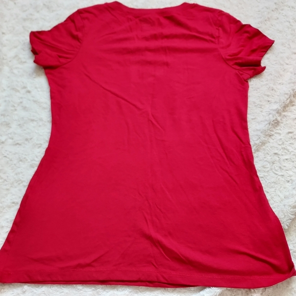 USC Trojans Red V-neck Capped sleeve t-shirt Academia University - Picture 4 of 6